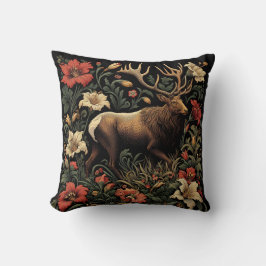 William Morris Oreiller Elk Inspiré