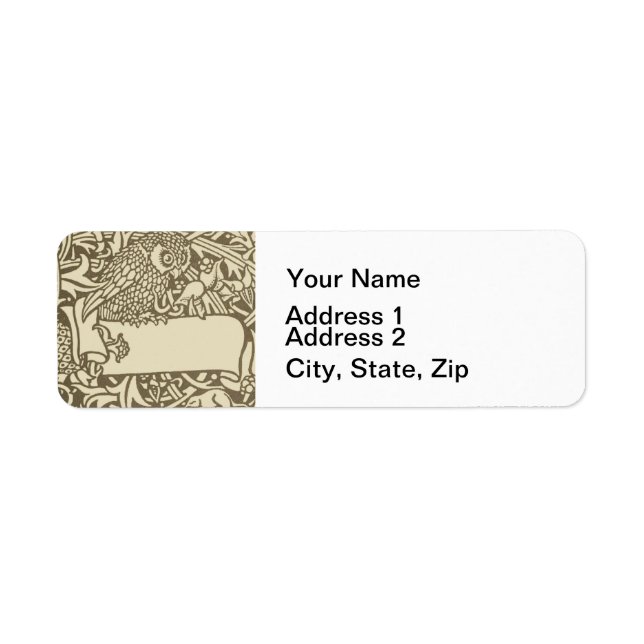 William Morris Owl Vintages Design (Vorne)