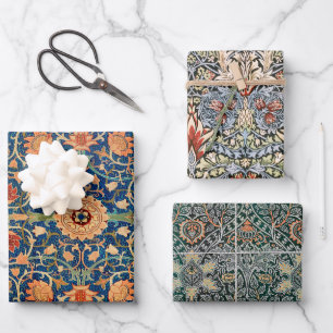 William Morris Pack 2 Geschenkpapier Set