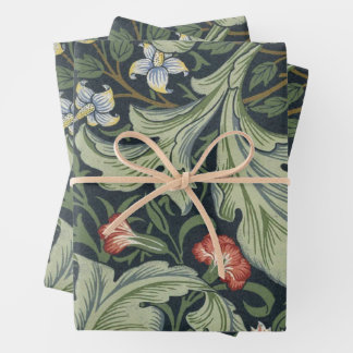 William Morris Papierblätter aus dem 19. Jahrhunde Geschenkpapier Set