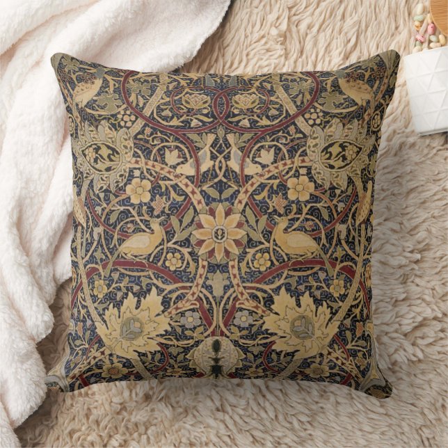 William Morris Pattern Cotton Throw Kissen (Decke)