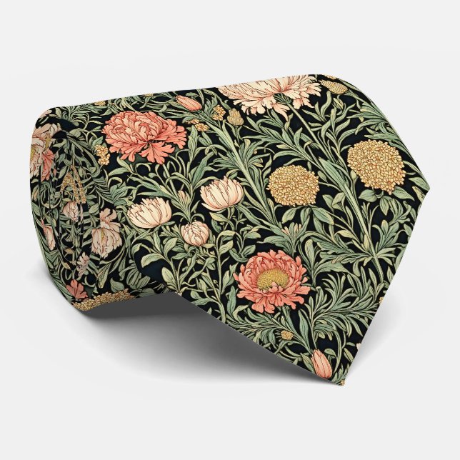 William Morris Pattern Krawatte (Gerollt)