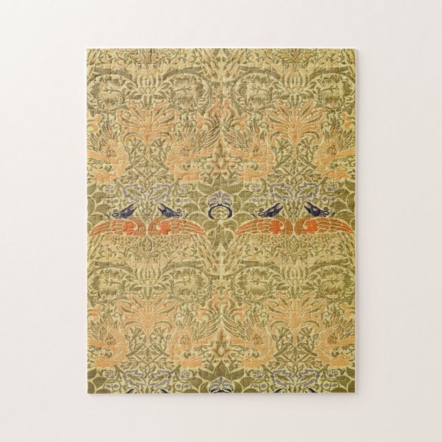 William Morris Peacock & Dragon Arts & Crafts (Vertikal)