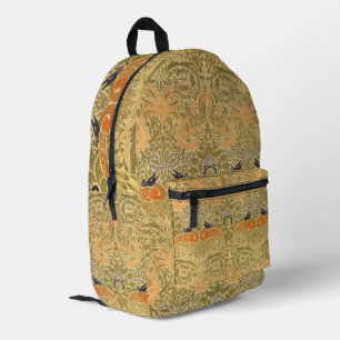 William Morris Peacock & Dragon Arts & Crafts Bedruckter Rucksack