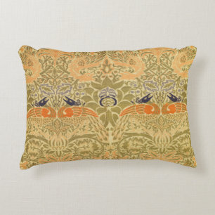 William Morris Peacock & Dragon Arts & Crafts Dekokissen