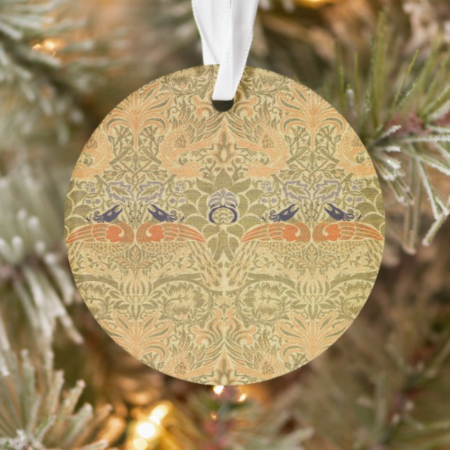 William Morris Peacock & Dragon Arts & Crafts Ornament (Baum)