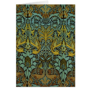 William Morris Peacock Dragon Fond d'écran