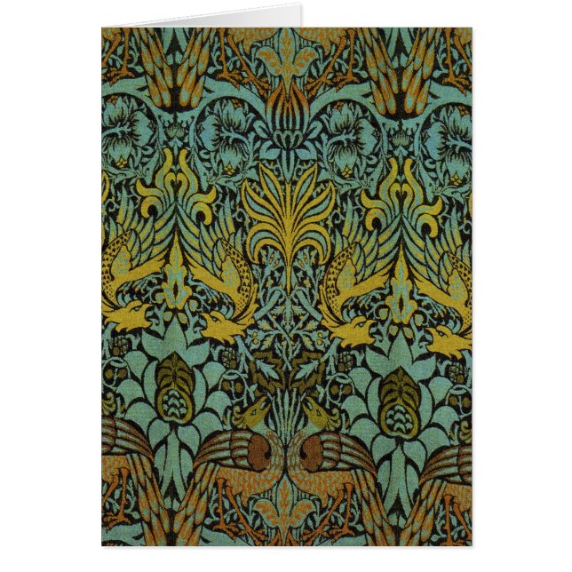 William Morris Peacock Dragon Wallpaper (Vorne)