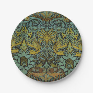 William Morris Peacock Dragon Wallpaper Pappteller