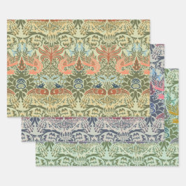 William Morris Peacock und Dragon Geschenkpapier Set