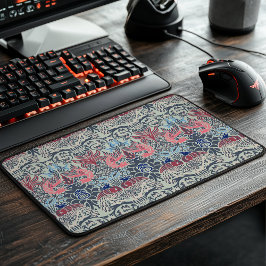 William Morris Peacock und Dragon Schreibtischunterlage