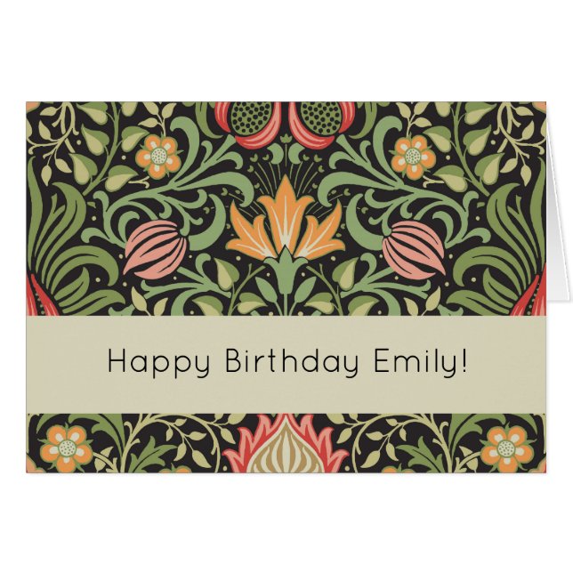 William Morris Persian Floral Antique (Devant horizontal)