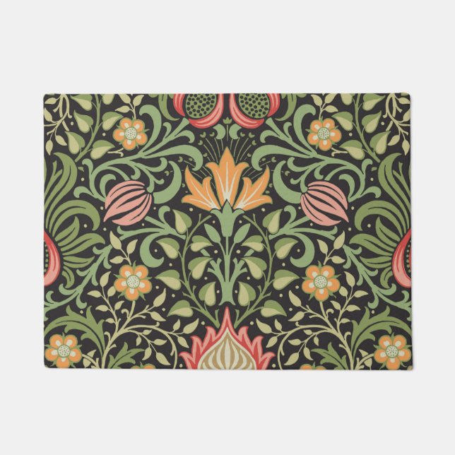 William Morris Persian Floral Antique Fußmatte (Vorderseite)