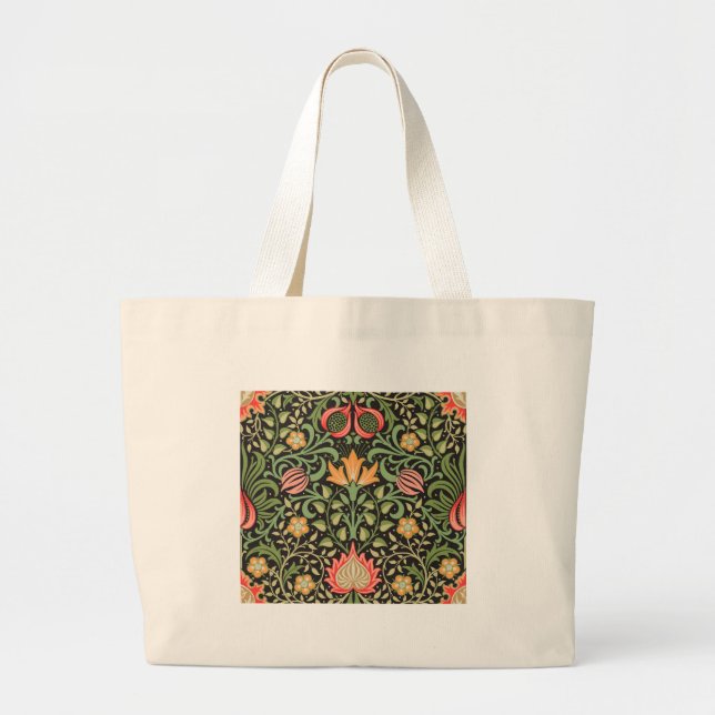 William Morris Persian Floral Antique Jumbo Stoffbeutel (Vorne)