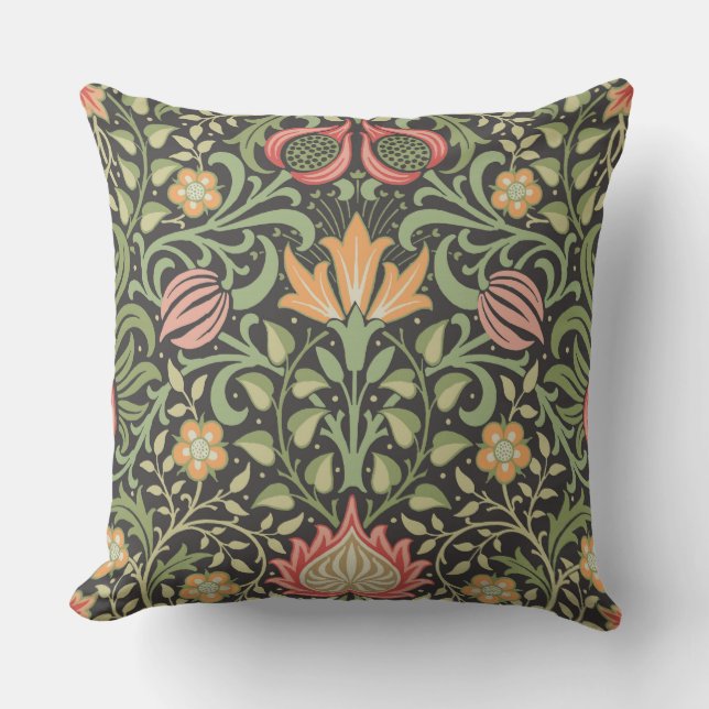 William Morris Persian Floral Antique Kissen (Vorderseite)