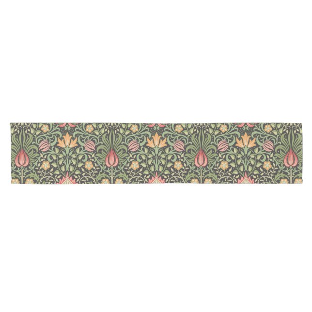 William Morris Persian Floral Antique Kurzer Tischläufer (Horizontal)