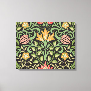 William Morris Persian Floral Antique Leinwanddruck