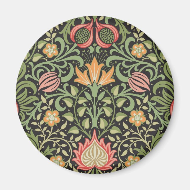 William Morris Persian Floral Antique Magnet (Vorne)