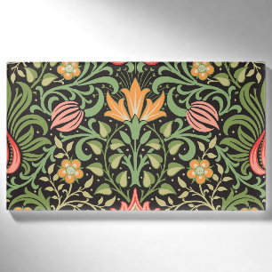 William Morris Persian Floral Antique Namenschild