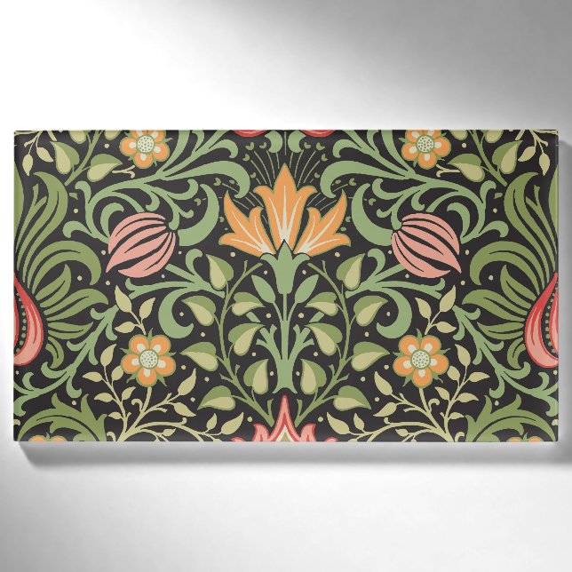 William Morris Persian Floral Antique Namenschild (Vorderseite)