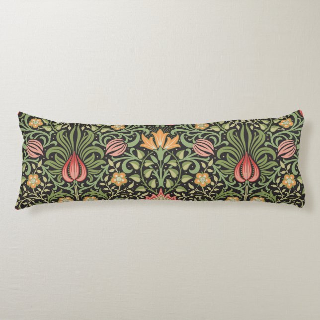 William Morris Persian Floral Antique Seitenschläferkissen (Vorderseite)