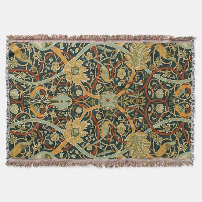 William Morris Persian Oriental Tepet Art Decke (Vorderseite)