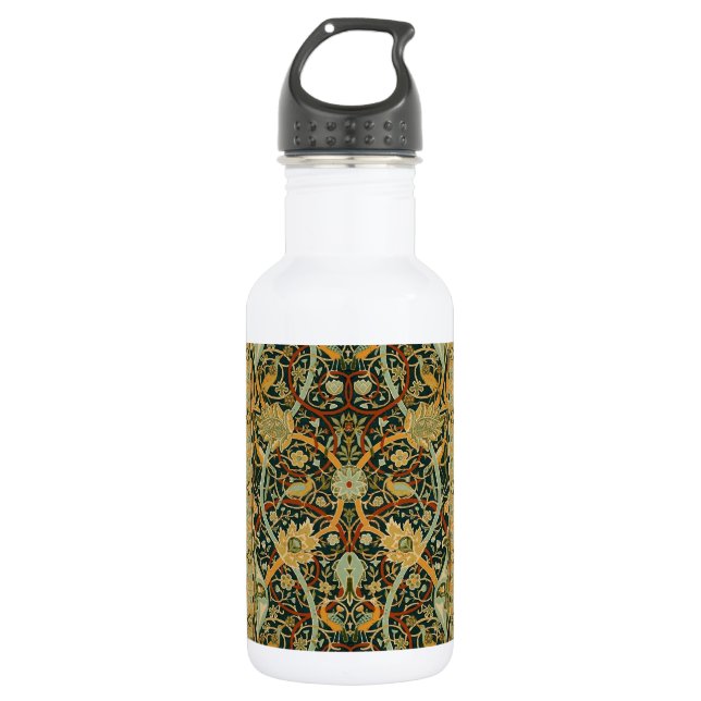 William Morris Persian Oriental Tepet Art Edelstahlflasche (Vorderseite)