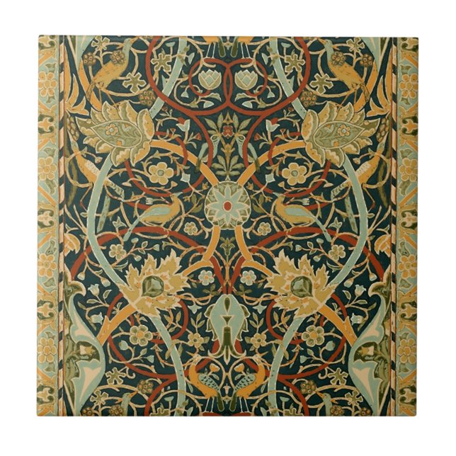 William Morris Persian Oriental Tepet Art Fliese (Vorderseite)