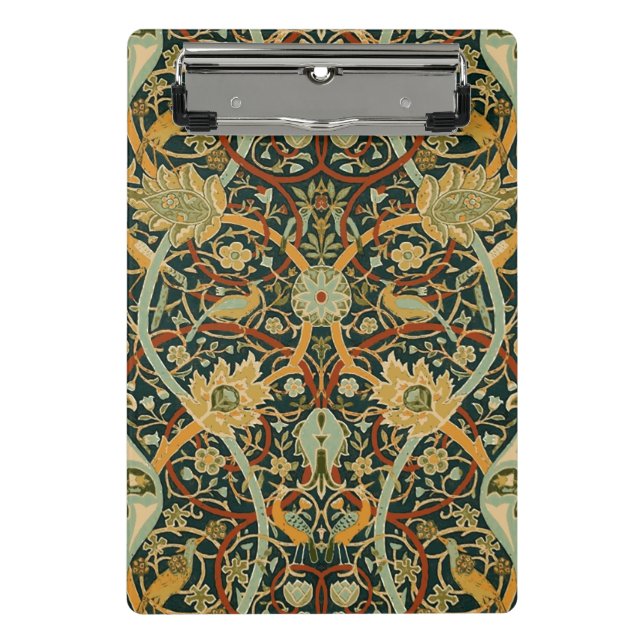 William Morris Persian Oriental Tepet Art Mini Klemmbrett (Vorderseite)