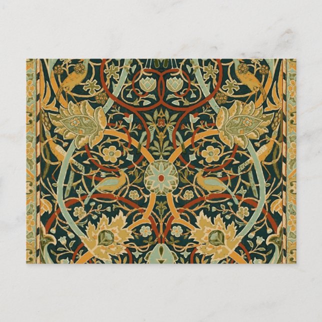 William Morris Persian Oriental Tepet Art Postkarte (Vorderseite)