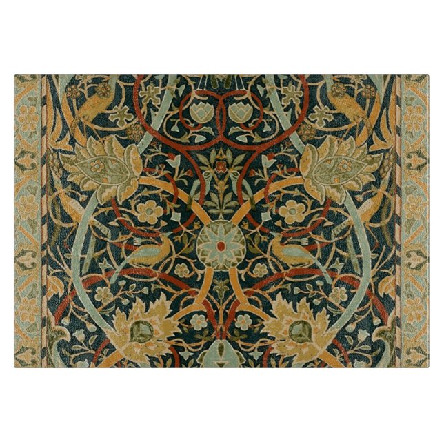 William Morris Persian Oriental Tepet Art Schneidebrett (Vorderseite)