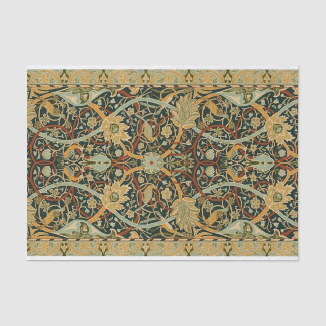 William Morris Persian Oriental Tepet Art Seidenpapier (Vorderseite)