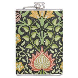 William Morris Persisches Blumendesign Flachmann