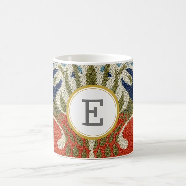 William Morris PERSONALISIERT INITIAL Kaffeetasse (Mittel)