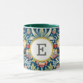 William Morris PERSONALISIERT INITIAL Tasse