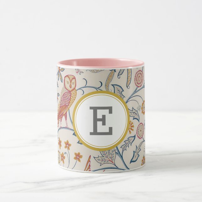 William Morris PERSONALISIERT INITIAL Tasse (Zentrum)