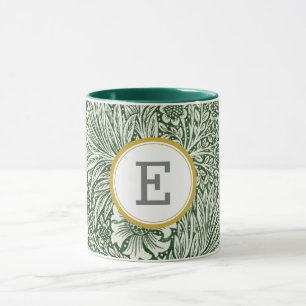 William Morris PERSONALISIERT INITIAL Tasse