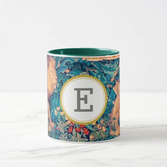 William Morris PERSONALISIERTE INITIALE Tasse (Zentrum)