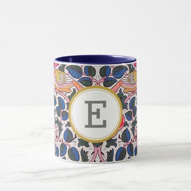 William Morris PERSONALISIERTE INITIALE Tasse (Zentrum)