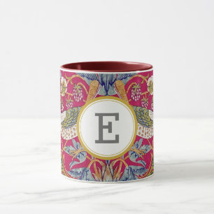 William Morris PERSONALISIERTE INITIALE Tasse