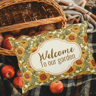 William Morris Personalisierter Herbstsonnenplatz Dekokissen