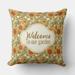 William Morris Personalisierter Herbstsonnenplatz Kissen
