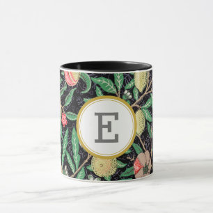 William Morris PERSONALISIERTER INITIALBUCHSTABE Tasse