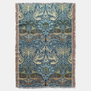 William Morris Pfau und Drache Webdesign Decke
