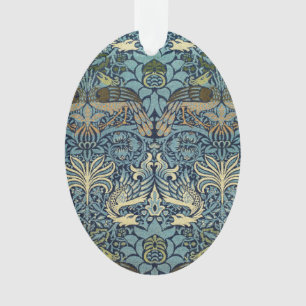 William Morris Pfau und Drache Webdesign Ornament