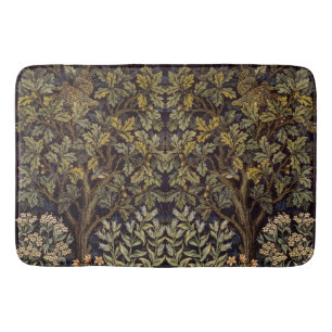 William Morris - Pheasant Bird Tree Botanical Badematte