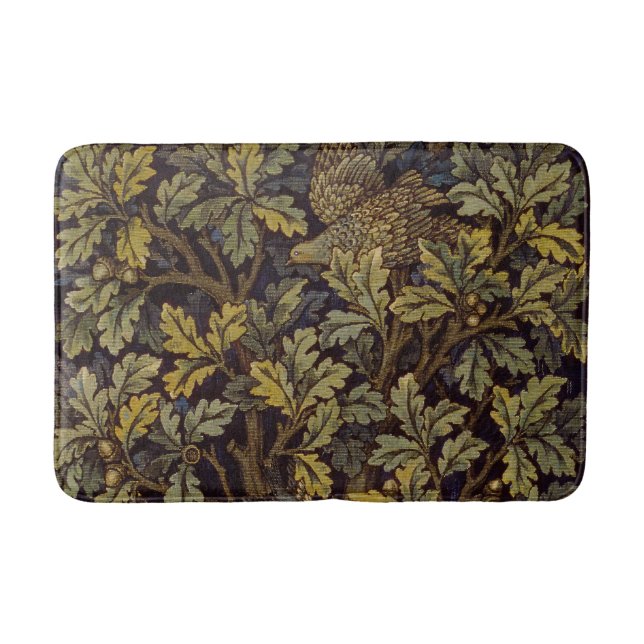 William Morris - Pheasant Bird Tree Botanical Badematte (Vorderseite)