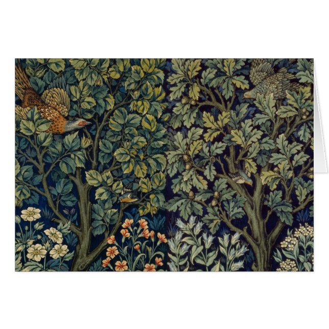 William Morris Pheasant Bird Tree Woodland (Vorderseite (Horizontal))
