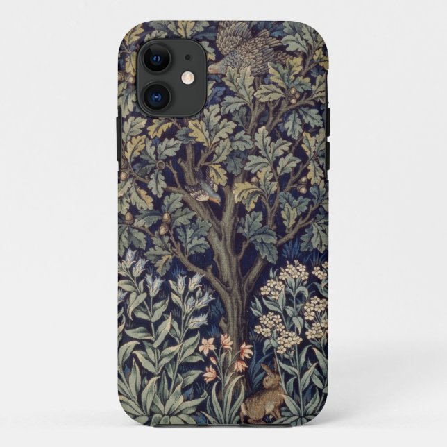 William Morris Pheasant Bird Tree Woodland Case-Mate iPhone Hülle (Rückseite)