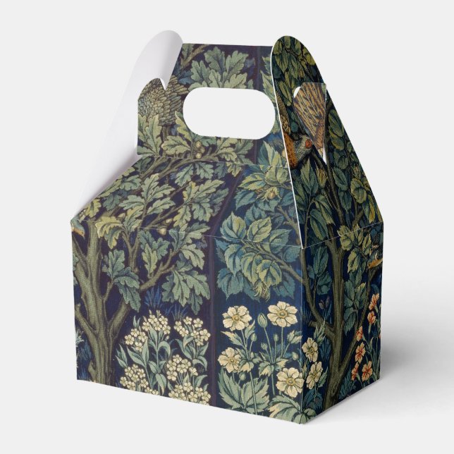 William Morris Pheasant Bird Tree Woodland Geschenkschachtel (Vorderseite)